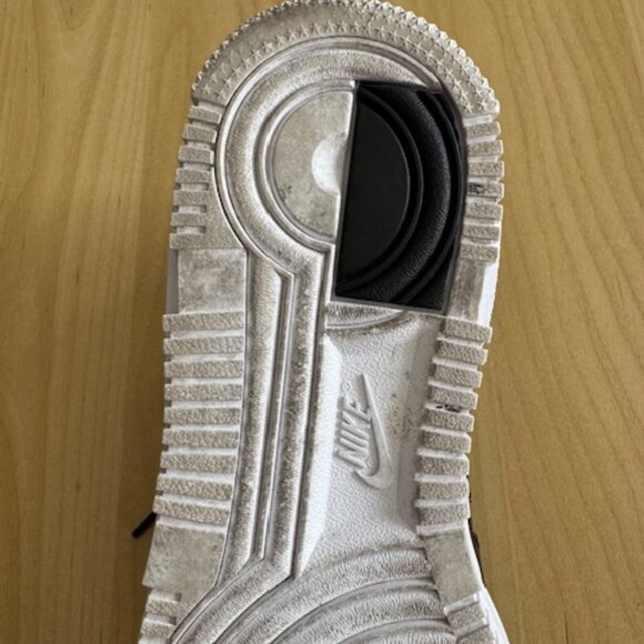 Nike Women's Air Force 1 Pixel Black Size 10 - Picture 11 of 14